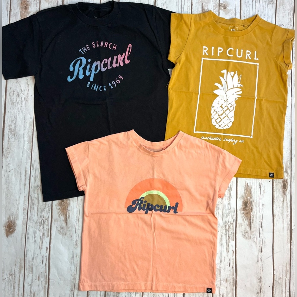 Ripcurl Lot 3 Short Sleeve Girls Tops Size 10